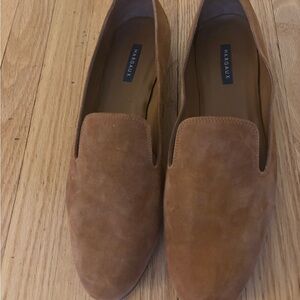 Margaux Tan Suede Loafers